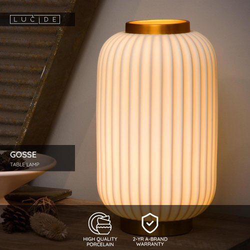 GOSSE Table lamp E14/40W H33.7  White - obrázek
