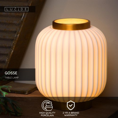 GOSSE Table lamp E14/40W H23.8  White - obrázek