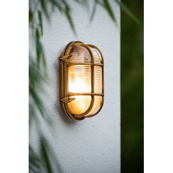 DUDLEY Outside Wall Light Oval IP65 E27/60W Matt - obrázek