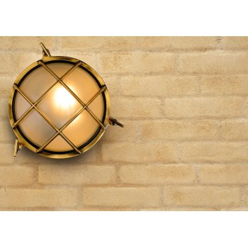 DUDLEY Outside Wall Light Round IP65 E27/60W Mat - obrázek