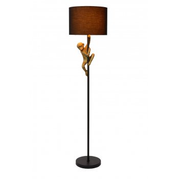 CHIMP Floor lamp E27/60W H150cm Black / Gold - obrázek