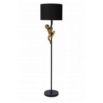 CHIMP Floor lamp E27/60W H150cm Black / Gold - obrázek