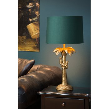 COCONUT Table lamp E27/40W H50cm Gold / Green - obrázek