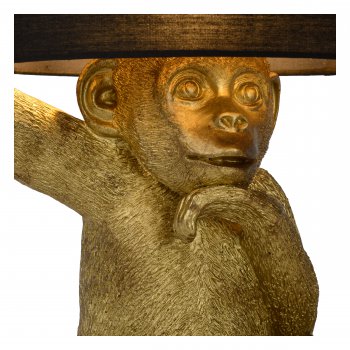 CHIMP Table lamp E14/40W H45cm Black / Gold - obrázek