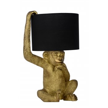 CHIMP Table lamp E14/40W H45cm Black / Gold - obrázek