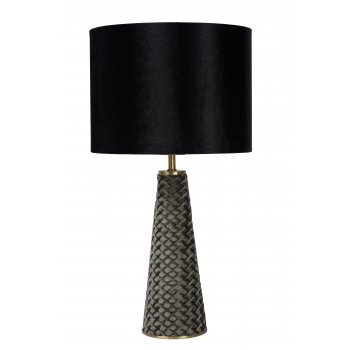 VELVET Table lamp E27/40W H47cm Grey/Black - obrázek