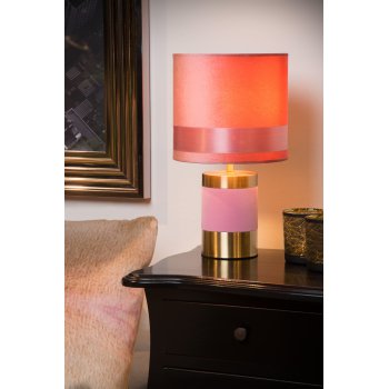 FRIZZLE Table lamp  E14/40W H32cm Pink - obrázek