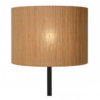 MAGIUS Floorlamp Rattan E27/40W H160 Blackt/nature - obrázek