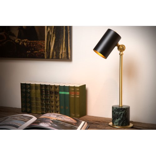 BRANDON Desk Lamp E14/40W Black/Brass - obrázek