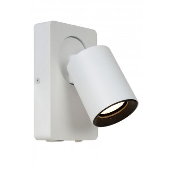 NIGEL Wall spotlight 1xGU10/5W + USB White