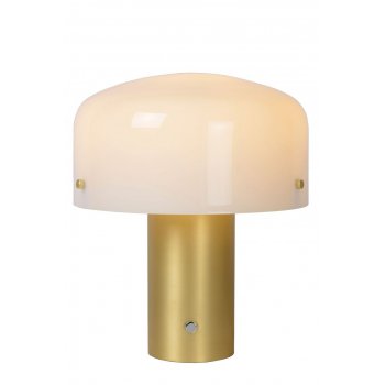 TIMON Table lamp  E27/25W 35cm Matt Gold/Opal - obrázek