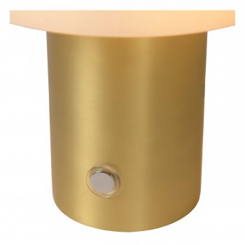 TIMON Table lamp  E14/25W 21cm Matt Gold/Opal - obrázek