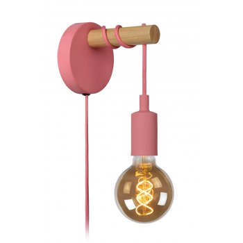 PAULIEN Walllight 1xE27 60W Pink - obrázek