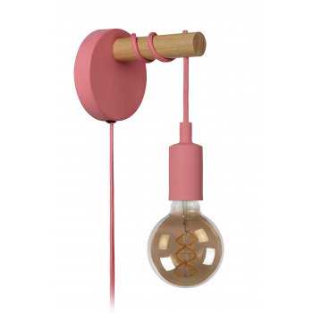 PAULIEN Walllight 1xE27 60W Pink - obrázek