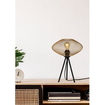 MESH Tablelamp E27/40W Matt gold - obrázek