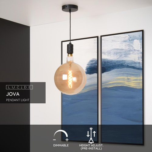 JOVA Pendant E27 Black - obrázek