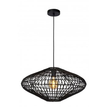 MAGALI Pendant E27/40W Black Rotan - obrázek