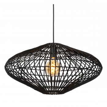 MAGALI Pendant E27/40W Black Rotan - obrázek