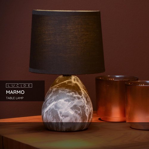 MARMO Table lamp E14/40W Black - obrázek