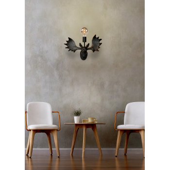 MOOSE Wall light E27/40W Black - obrázek