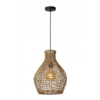 ALBAN Pendant E27/40W Light Wood - obrázek