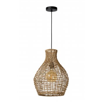 ALBAN Pendant E27/40W Light Wood - obrázek