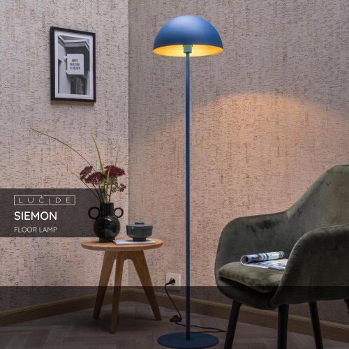 SIEMON Floorlamp E27/40W Petrol Blue - obrázek