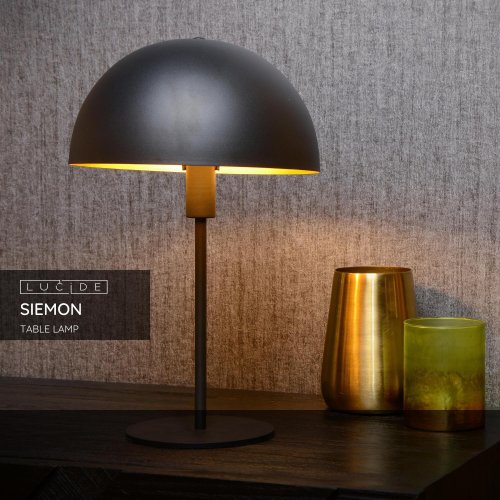 SIEMON Table lamp  E14/40W Black - obrázek