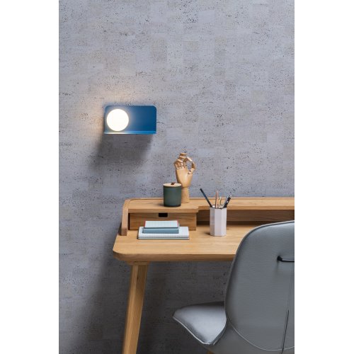 BONNI Wall Light G9/28W Blue/Opal Glass - obrázek
