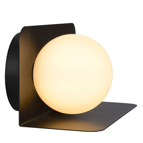 BONNI Wall Light G9/28W Black/Opal Glass - obrázek