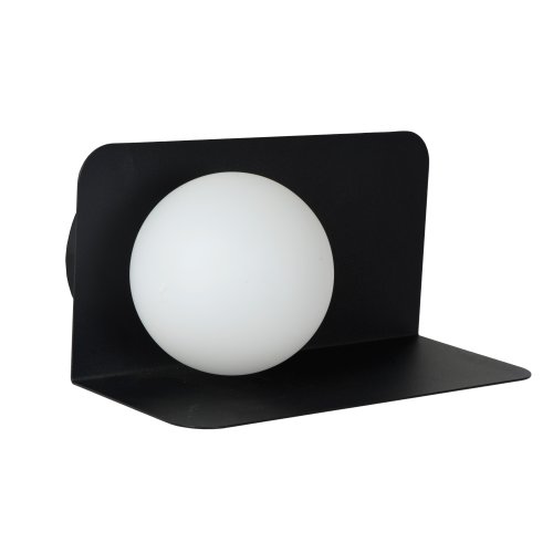 BONNI Wall Light G9/28W Black/Opal Glass - obrázek