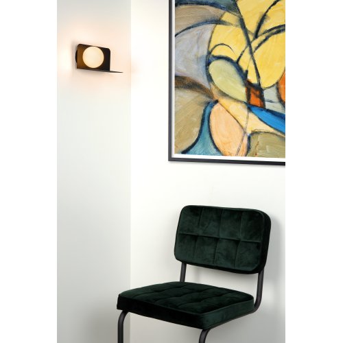 BONNI Wall Light G9/28W Black/Opal Glass - obrázek