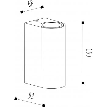 BOOGY Wall Light 2xGU10 IP44  27863/02/30 - obrázek