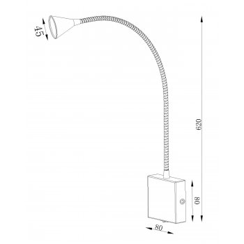 BUDDY Wall Light LED 3W flex 18293/03/31 - obrázek