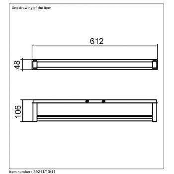 ALPA-LED Wall Light 10W 40000k  39211/10/11 - obrázek