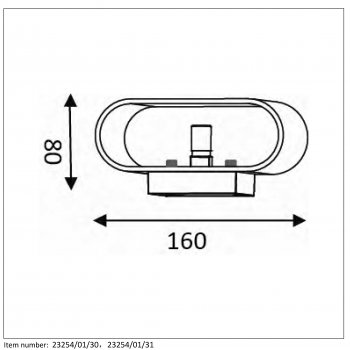 XERA Wall light 1xG9 H8 W8 L16  23254/01/31 - obrázek