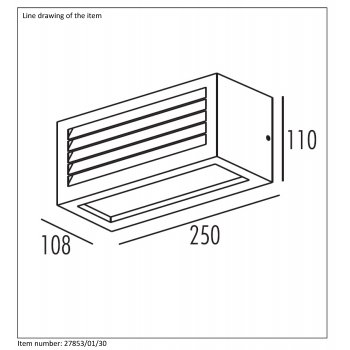 DIMO Wall Light IP54 E27 10 8/11 27853/01/30 - obrázek