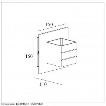 BOK 69 Wall light 1xG9/40W 17282/11/31 - obrázek