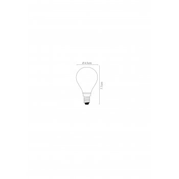 Bulb P45 Filament Dimmable E14 4W 280LM - obrázek