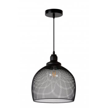 MESH Pendant E27 D28cm H32cm Black - obrázek