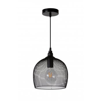 MESH Pendant E27 D22cm H 20cm Black - obrázek