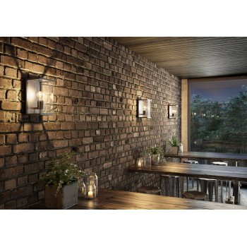 CLAIRE Wall Light LED IP54 E27 Black - obrázek