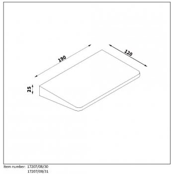 BORO Wall Light LED 8W AC  2700K White - obrázek