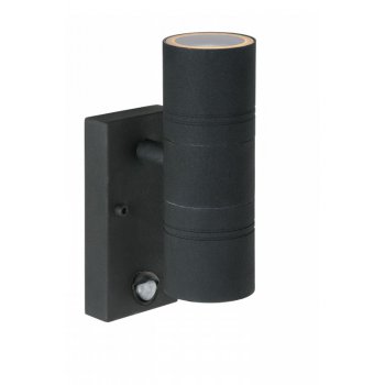 ARNE-LED Wall Light +IR 2xGU10/5W Black - obrázek