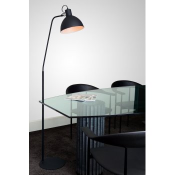 SHADI Floor Lamp E27 H160cm Black - obrázek