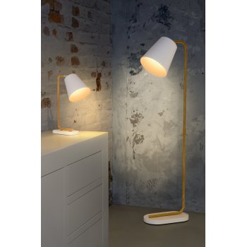 CONA Table Lamp E27 L38 W21 H140cm White - obrázek