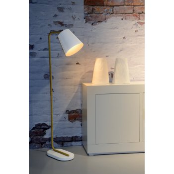 CONA Table Lamp E27 L38 W21 H140cm White - obrázek