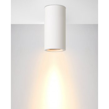 GIPSY Ceiling Light Round GU10 H14cm Whi - obrázek