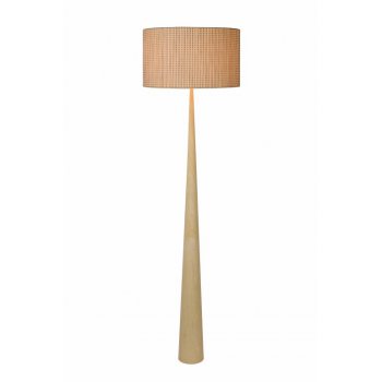 CONOS Floor lamp E27 H76 D48 cm Wood/Sha - obrázek