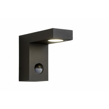 TEXAS-IR Wall Light IP54 H12 L15 LED 6W Black - obrázek